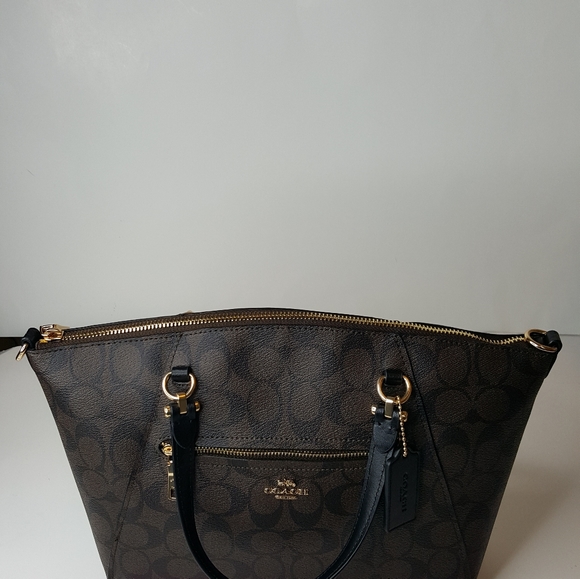 Coach Signature Leather Crossbody bag. - Picture 4 of 9